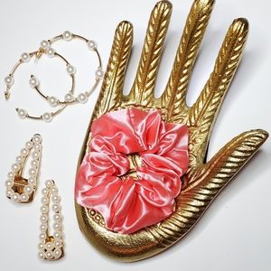 Hand made scrunchie.